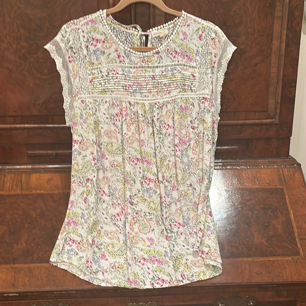Anthropologie Meadow Rue Nellore blouse XL